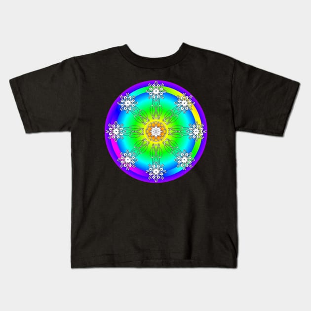 Celtic Mandala Kids T-Shirt by icarusismartdesigns